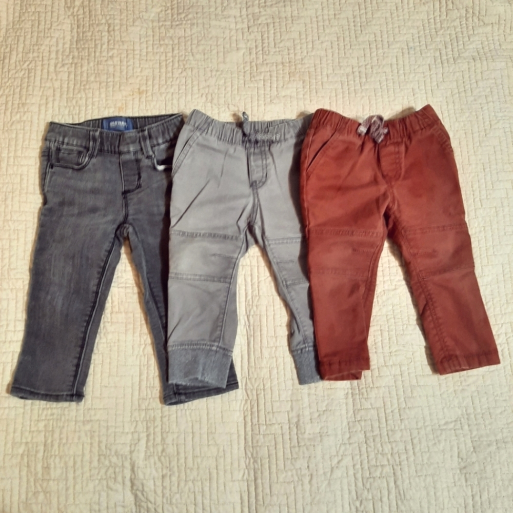 18m Set of Six Pairs of Name Brand Jeans